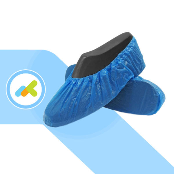 Medline Copriscarpe in Polietilene CPE Monouso Impermeabili e Antiscivolo 100 pezzi