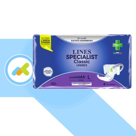 Lines Specialist Classic Maxi  30 Pezzi | Pannolone a Mutandina 2