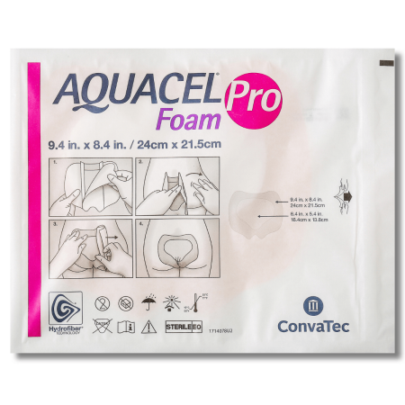 AQUACEL Foam Pro Sacral: Prevenzione e Cura delle Lesioni Sacrali 5 pezzi