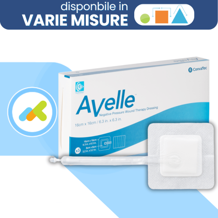 Avelle Medicazioni per Terapia a Pressione Negativa: Gestione Avanzata dell'Essudato 5 pezzi