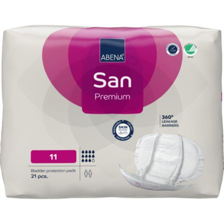 Abena San 11 Pannoloni Sagomanti 9 Gocce Alta Assorbenza
