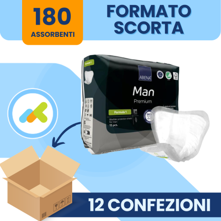 Abena Man Premium Formula 1 | Assorbenti Incontinenza Uomo 2
