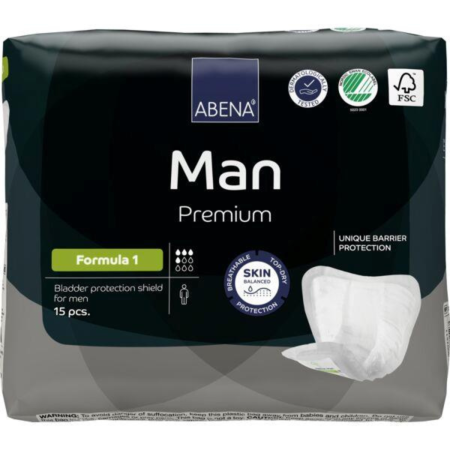 Abena Man Premium Formula 1 | Assorbenti Incontinenza Uomo
