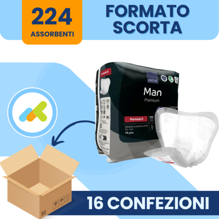 Abena Man Formula 0: Assorbenti Uomo per Perdite Leggere 2