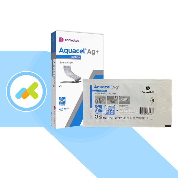 Aquacel Ag+ Extra 2x45cm: Medicazione Avanzata per Ferite Infette e Cavitarie