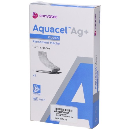 Aquacel Ag+ Extra 2x45cm | Medicazione Argento Convatec