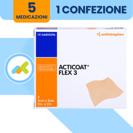 Acticoat Flex 3 | Medicazione Antimicrobica Con Argento | Contro le Infezioni| 1 pezzo 2