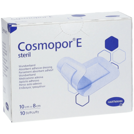 Cosmopor E | Medicazione Adesiva Sterile per Ferite Chirurgiche | 10 Pezzi