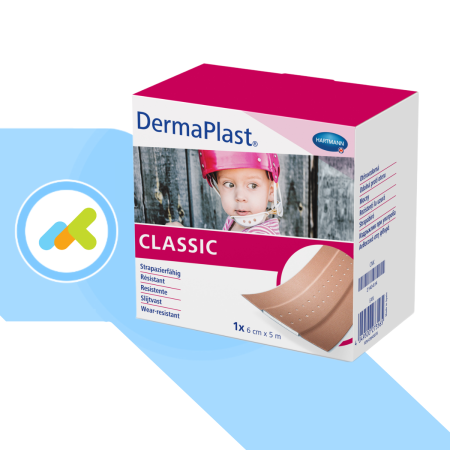 Dermaplast Classic Cerotto a Nastro 6cm x 5m: Protezione Professionale Personalizzabile