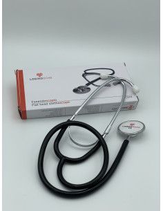 Fonendoscopio con testa in alluminio - Nero 2