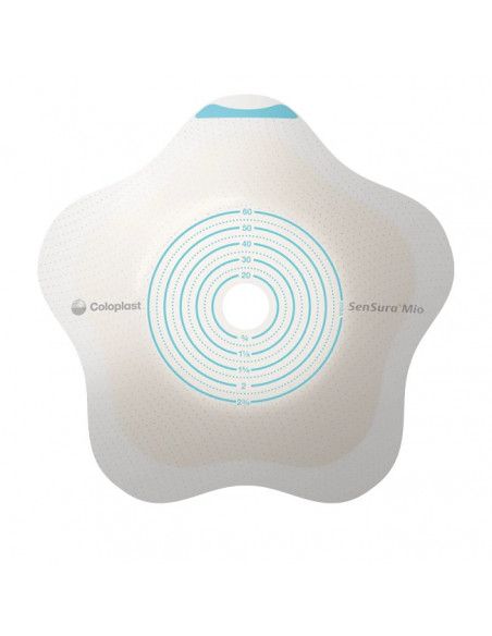 Sensura Mio Convex Flip placca piana per stomia 5pz