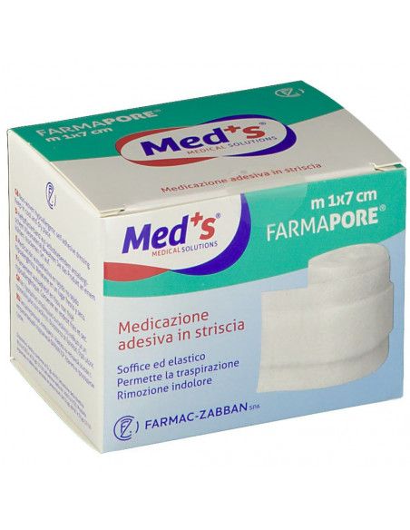 MED'S Medicazione Adesiva in Striscia 1m x 7cm MED'S Medicazione Adesiva in Striscia 1m x 7cm
