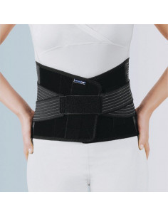 Fgp Corsetto elastico lombare in millerighe con tiranti CRM 950