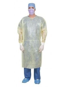 Camice monouso non sterile in polietilene biaccoppiato- misura L 2