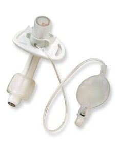 Cannula Tracheostomica Shiley cuffiata non fenestrata con contro cannula monouso 2