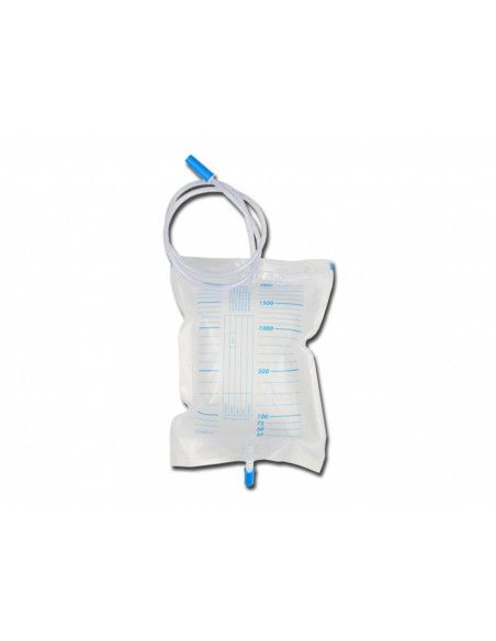 Sacca Raccolte Urine Tubo 130 Monouso Sterile 2000 ml 80 pz