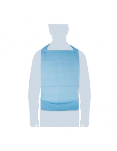 Bavagli monouso con tasca 37x70 100pz Bavagli monouso con tasca 37x70 100pz