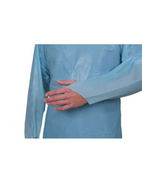 Camice monouso non sterile in polietilene - misura L Camice monouso non sterile in polietilene - misura L