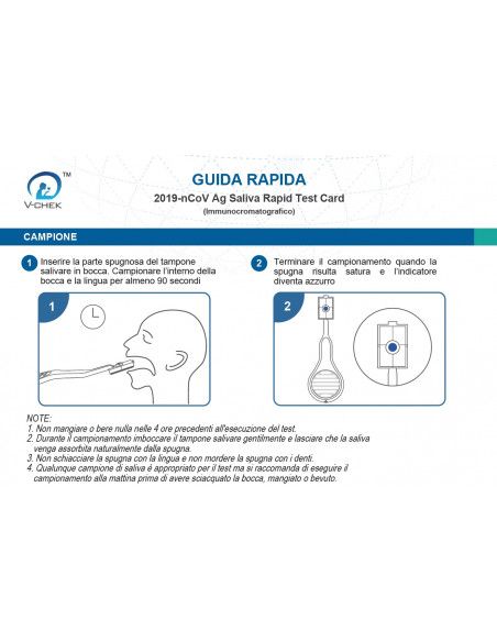 Test rapido salivare "Lollipop" Sars-CoV-2 Covid-19 confezione 20pz - Prezzo al pezzo Test rapido salivare "Lollipop" Sars-CoV-2 Covid-19 confezione 20pz - Prezzo al pezzo