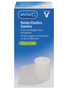Benda Elastica Coesiva Alvita 10 cm x 4 m