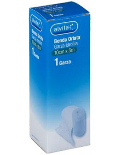 Benda Garza Orlata Alvita non sterile 5m x 10cm