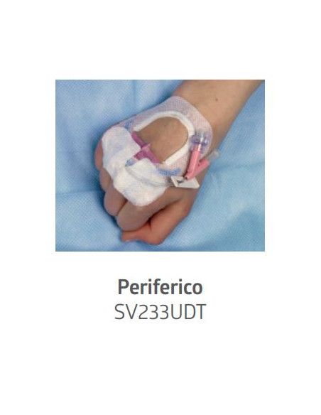 Sorbaview® Shield Medicazione e sistema di fissaggio integrato Periferico 6,7X7,1 cm