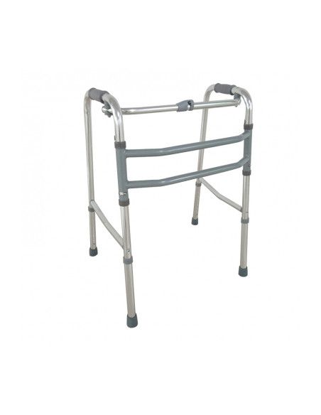 Deambulatore in alluminio pieghevole a due barre Intermed