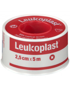 Leukoplast Cerotto su rocchetto 2,5cm x 5m