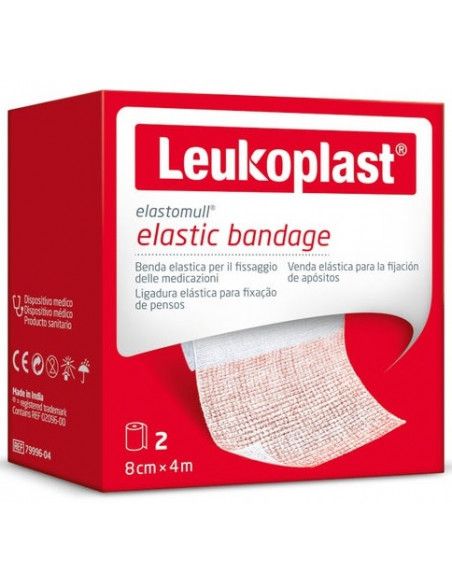 Leukoplast Elastomull Benda Di Fissaggio 4m x 8cm