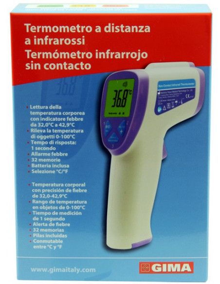 Termometro digitale a infrarossi Gima Termometro digitale a infrarossi Gima