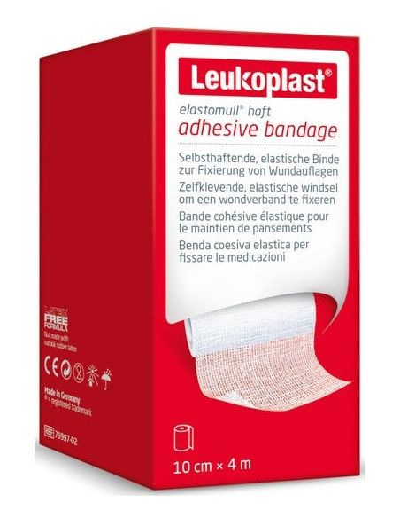 Leukoplast Elastomull Haft Benda elastica 4m x 10cm Leukoplast Elastomull Haft Benda elastica 4m x 10cm