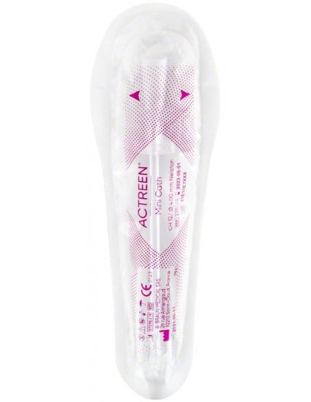 Actreen Mini catetere autolubrificante idrofilo donna ch10-12-14 30pezzi