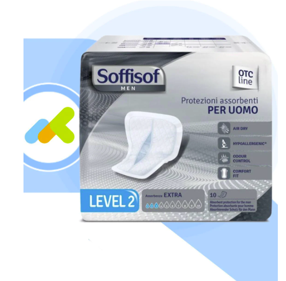 soffisof assorbenti uomo livello 2