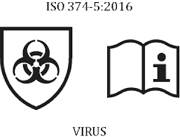 guanti in nitrile contro virus