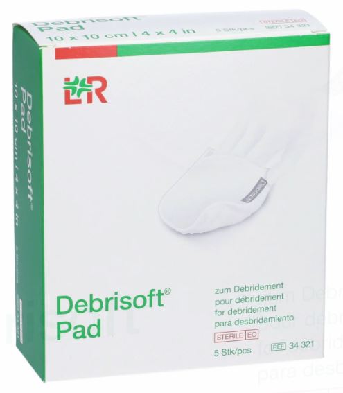 debrisoft-pad-sbrigliamento-e-debridment -ferite-superficiali-croniche-acute