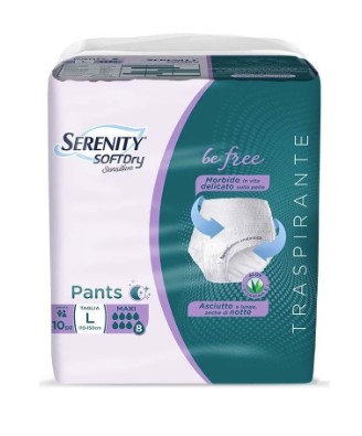 Dispositivi per la gestione dell’incontinenza: cosa c’è di nuovo sul mercato? serenity-softdry-sensitive-pants-mutandine-assorbenti-maxi