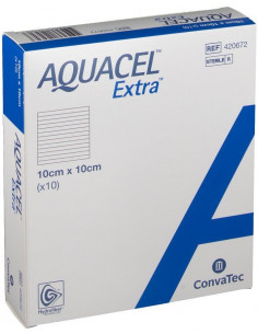 Aquacel Extra medicazione in hydrofiber 10x10 1pz DM