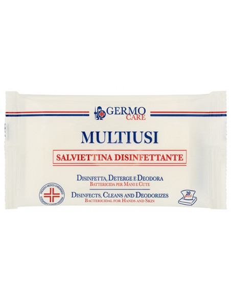Germo Multiusi salviettine detergenti disinfettanti 20pz