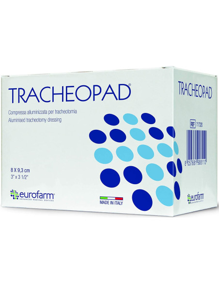 Tracheopad Compressa Alluminizzata per Tracheostomia 8x9,3 100pz