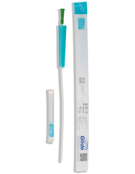 GentleCath Glide catetere intermittente femminile a punta dritta 30pz