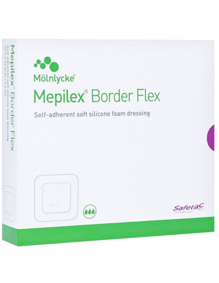 Mepilex Border Flex medicazione in schiuma all-in-one 10x10 5pz DM