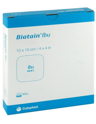 Biatain Ibu Non Adesivo medicazione in schiuma con ibuprofene 10x10 1pz DM