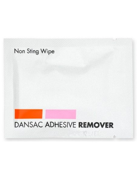 Dansac Adhesive Remover salviette per rimozioni adesivi medicali 30pz