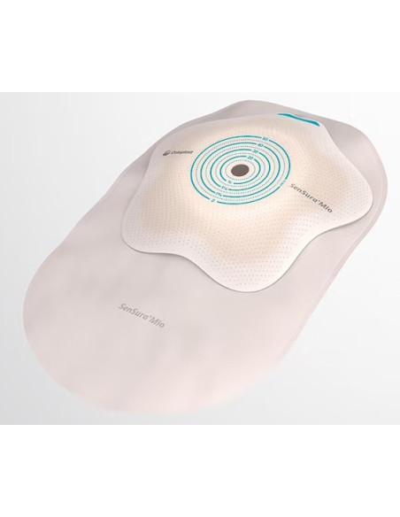 SenSura Mio Convex Flip sacca chiusa monopezzo ispezionabile per colostomia 10pz