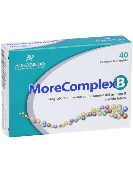 Morecomplex B integratore di vitamine del gruppo B 40 compresse