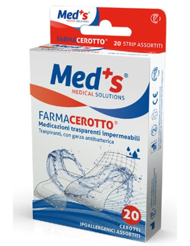 Med's Farmacerotto medicazioni trasparenti impermeabili 20pz