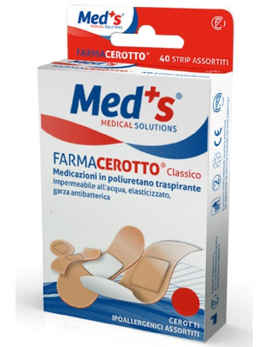 Med's Farmacerotto medicazioni traspiranti grandi 12pz
