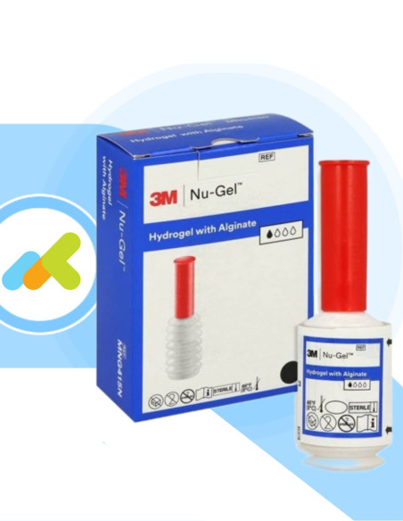 Nu-Gel 25g  Idrogel Sterile con Alginato  Proprietà Batteriostatiche  1 pezzo