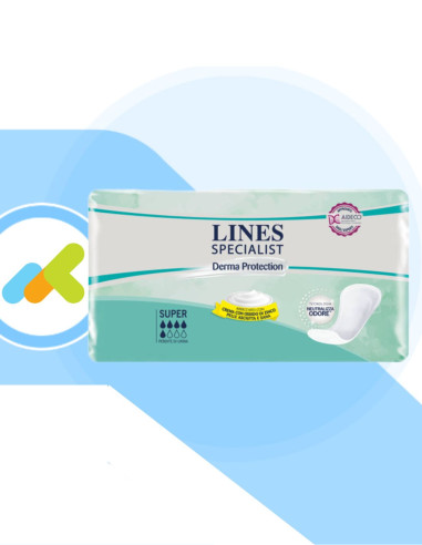 Lines Specialist Sagomati Super  Derma Protection con Ossido di Zinco  30 pezzi