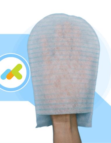 Guanti Monouso Saponati Per Igiene Anziani E Disabili - Confezione Da 100 Pezzi - Foto 10